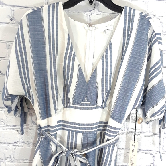 NWT June & Hudson striped dress Sz M - Picture 2 of 11